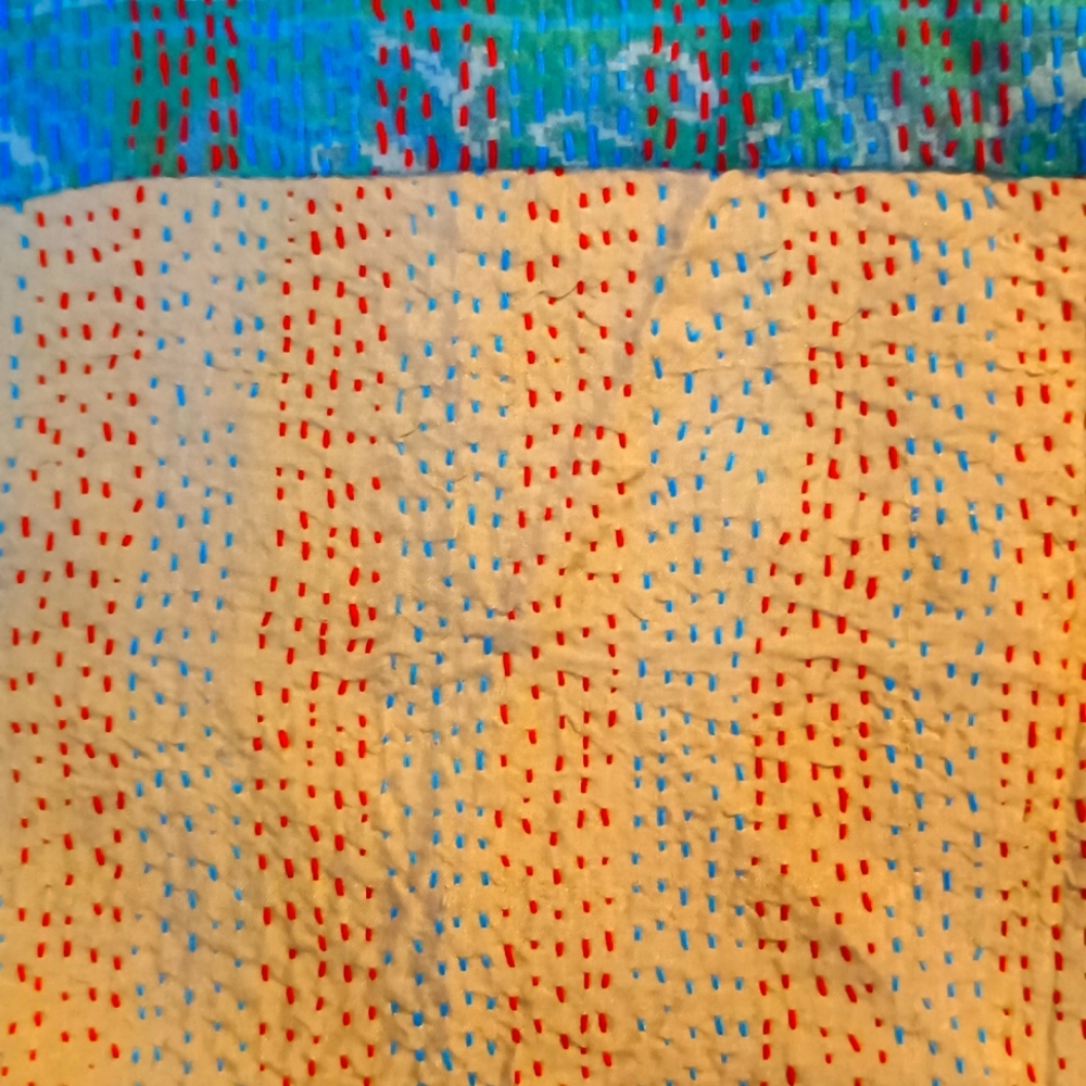 Kantha Handwork embroidery top - Picture 7 of 9